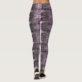 HAMbyWG-Leggings - Zwart Paars Leggings (Achterkant)