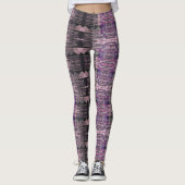 HAMbyWG-Leggings - Zwart Paars Leggings (Voorkant)