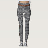 HAMbyWG - Leggings - Zwart-wit modern (Voorkant)