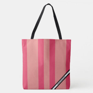 HAMbyWG - LG Canvas tas - Roos roze band W Logo