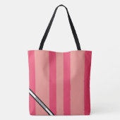 HAMbyWG - LG Canvas tas - Roos roze band W Logo (Achterkant)