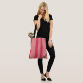 HAMbyWG - LG Canvas tas - Roos roze band W Logo (Op model)