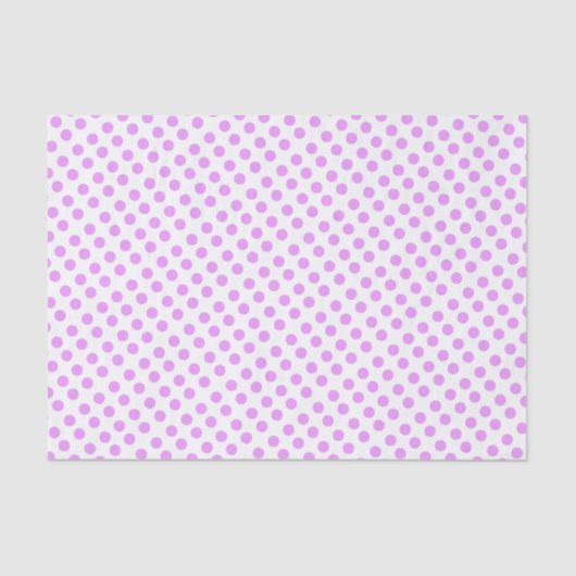 HAMbyWG - Licht Violet Polka Dot Gift Tissue Tissuepapier (Voorkant)