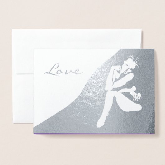 HAMbyWG - Liefde Folie Kaarten (Voorkant met envelop)