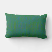 HAMbyWG - Lumbar Pillow - Bright Green Aqua Mix Kussen (Achterkant)