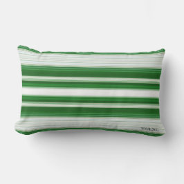 HAMbyWG - Lumbar Pillow - groene witte gradiënt Buitenkussen