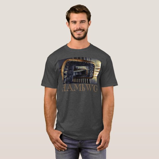 HAMbyWG - Mannen Basic Dark T-Shirt - trap (Voorkant volledig)