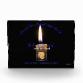 HAMbyWG Memorial Candle Acrylfoto Block Fotoblokken (Voorkant)