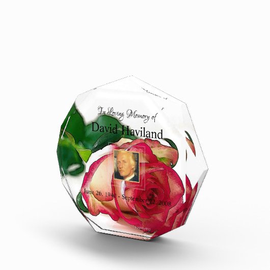 HAMbyWG Memorial Roos Acrylfotoblok Fotoblokken (Rechts)