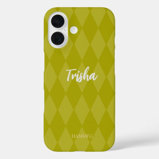 HAMbyWG-mobiele telefoondraagtas - Argyle Case-Mate iPhone Case (Achterkant)