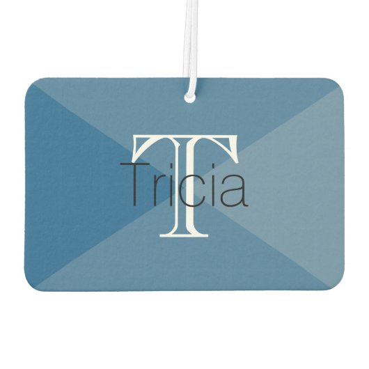 HAMbyWG - Modern 4 Shade Monogram Foto Luchtverfrisser (Achterkant)