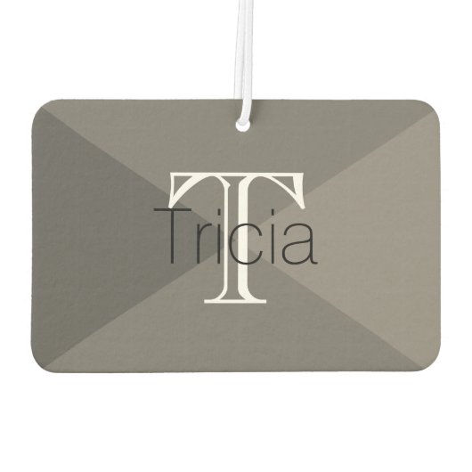 HAMbyWG - Modern 4 Shade Monogram Foto Luchtverfrisser (Achterkant)