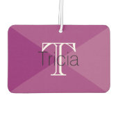 HAMbyWG - Modern 4 Shade Monogram Foto Luchtverfrisser (Achterkant)