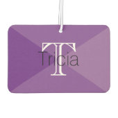 HAMbyWG - Modern 4 Shade Monogram Foto Luchtverfrisser (Achterkant)