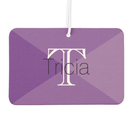 HAMbyWG - Modern 4 Shade Monogram Foto Luchtverfrisser (Achterkant)