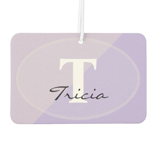 HAMbyWG - Modern Monogram foto Luchtverfrisser (Achterkant)