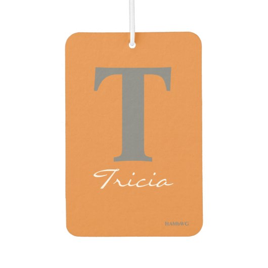 HAMbyWG - Modern Monogram Luchtverfrisser (Voorkant)