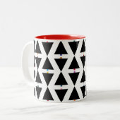 HAMbyWG - Mok koffie - kerstbomen (Voorkant links)