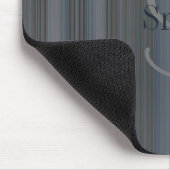 HAMbyWG - Monogram Muismat Blauwe streep (Hoek)