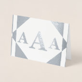 HAMbyWG Monogramkaart Folie Kaarten (Voorkant)