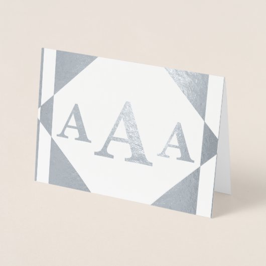 HAMbyWG Monogramkaart Folie Kaarten (Voorkant)