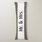 HAMbyWG - Mr & Mrs-thema Lichaamskussen (Voorkant Verticaal)