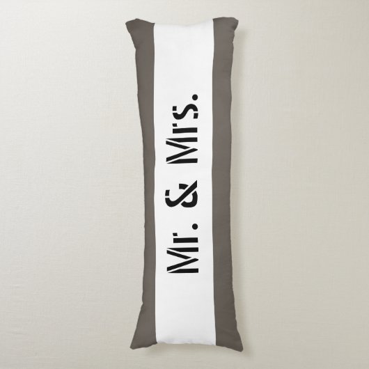 HAMbyWG - Mr & Mrs-thema Lichaamskussen (Voorkant Verticaal)