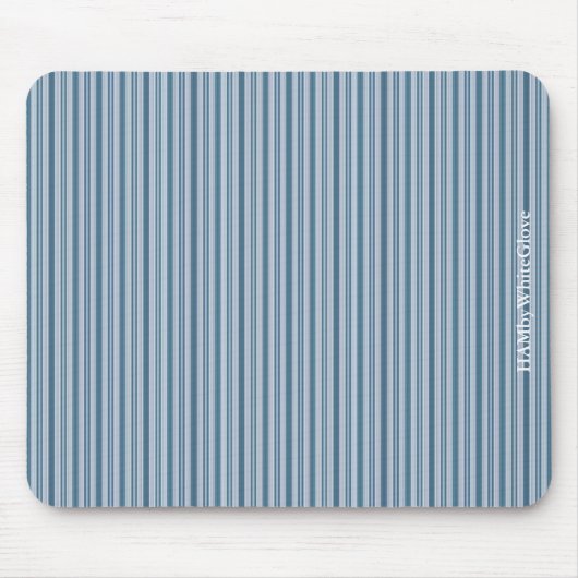 HAMbyWG - Muismat - Blauwe streep (Voorkant)