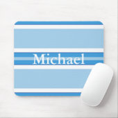 HAMbyWG - Muismat - Blue Stripe Wide (Met muis)