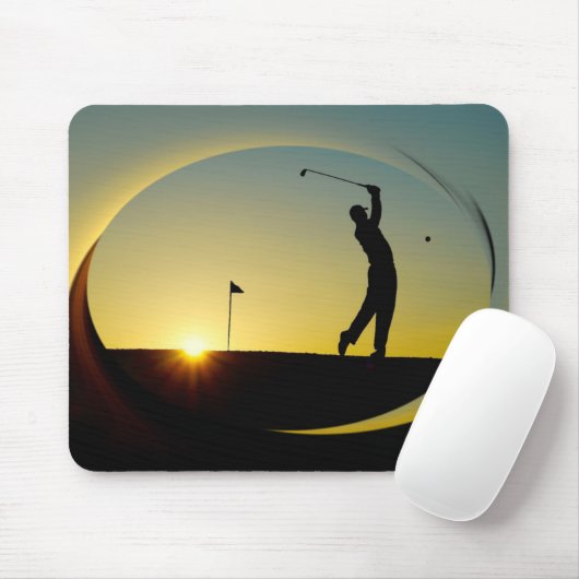 HAMbyWG - Muismat - Golfer in Dusk (Met muis)