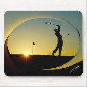 HAMbyWG - Muismat - Golfer in Dusk (Voorkant)