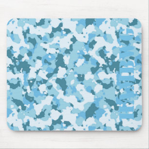 HAMbyWG - Muismat - grijs blauw Camouflage