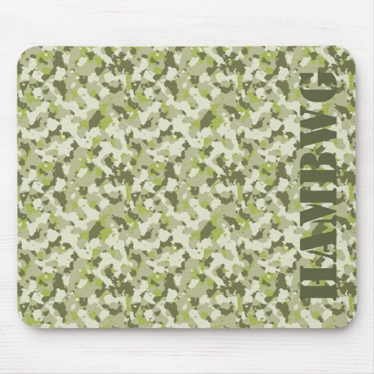 HAMbyWG - Muismat - Groene Camouflage (Voorkant)