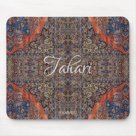 HAMbyWG - Muismat - Gypsy Coral & Blue (Voorkant)