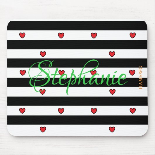 HAMbyWG - Muismat - Kleine rode harten (Voorkant)