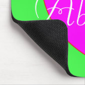 HAMbyWG - Muismat - Neon Green Hot Pink (Hoek)