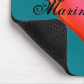 HAMbyWG - Muismat - Rood hart (Hoek)