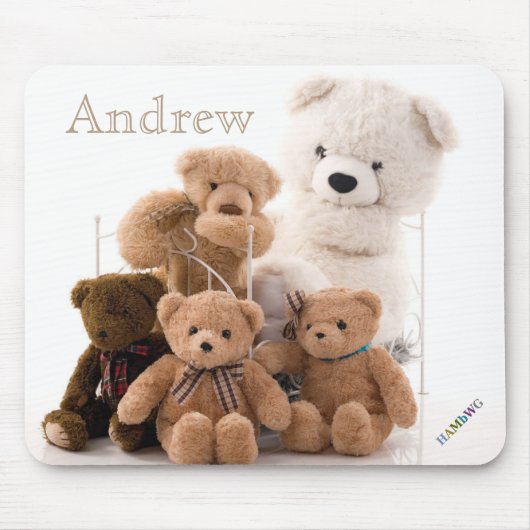 HAMbyWG - Muismat - Teddy Bears (Voorkant)