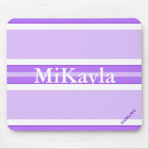 HAMbyWG - Muismat - Violet Stripe Brede