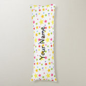 HAMbyWG - Multikleurensterren Lichaamskussen (Voorkant Verticaal)