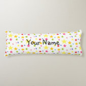 HAMbyWG - Multikleurensterren Lichaamskussen (Voorkant)