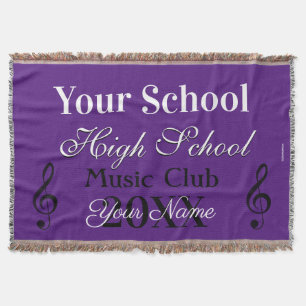 HAMbyWG - Music Club Throw Blanket Deken