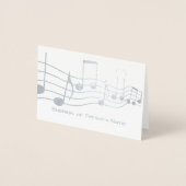 HAMbyWG Music Grafisch aangepast Folie Kaarten (Voorkant)