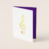 HAMbyWG Musical Note Folie Kaarten (Voorkant)