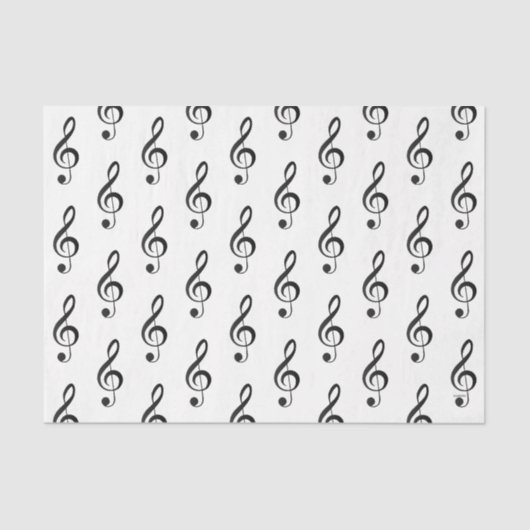 HAMbyWG - Musical Note G Clef - Tissuepapier (Voorkant)