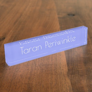 HAMbyWG - Naambordje voor bureau - Periwinkle