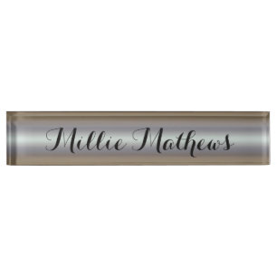 HAMbyWG - Naambordje voor bureau - Witte Gradiënt