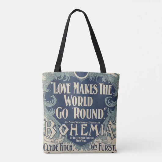 HAMbyWG - Novelty Canvas tas - Bohemia (Achterkant)