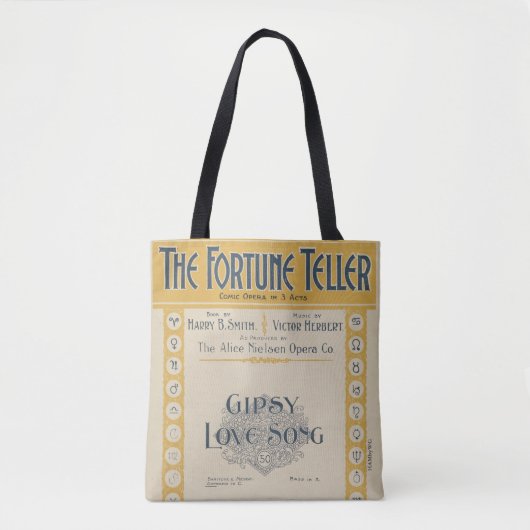 HAMbyWG - Novelty Canvas tas - de Fortune Teller (Voorkant)