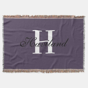HAMbyWG om het even welk kleurenmonogram Deken